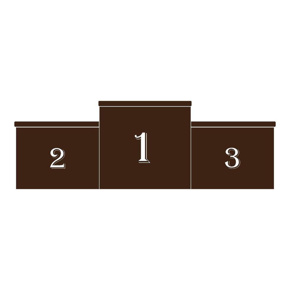 Winner Podium Icon vector