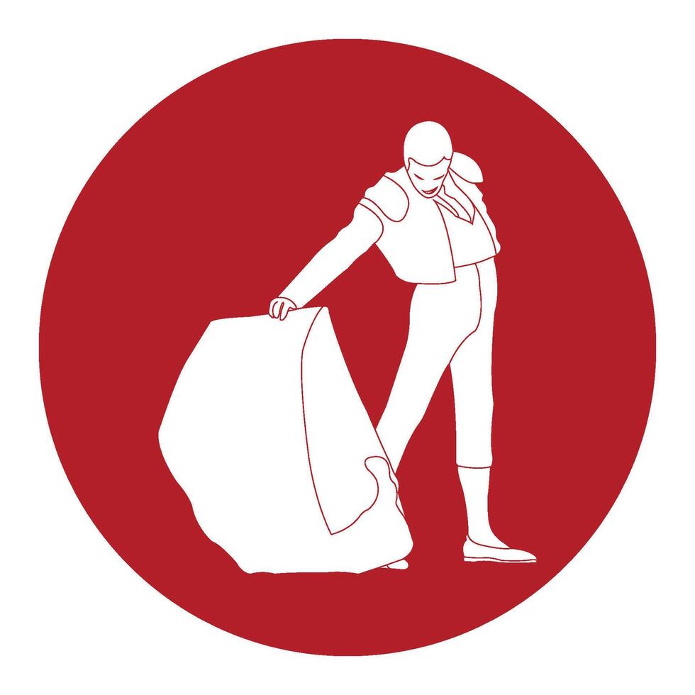 Matador icon design vector