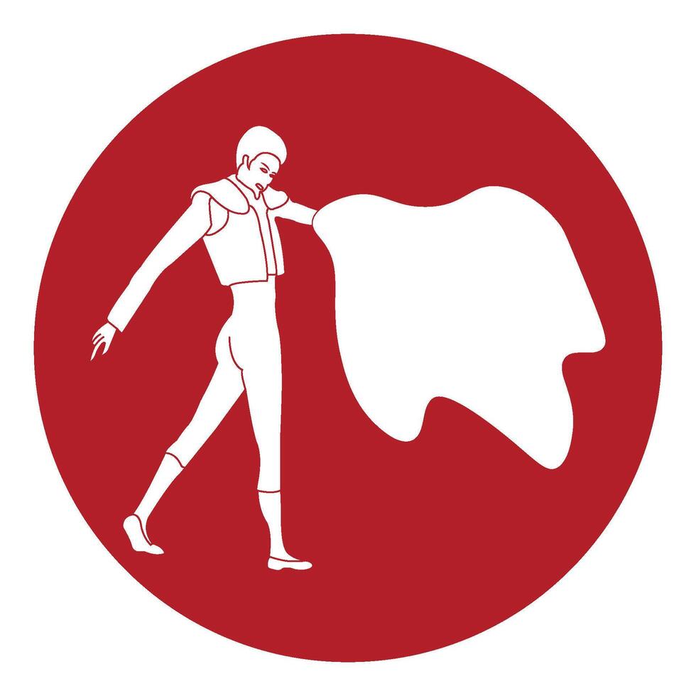Matador icon design vector
