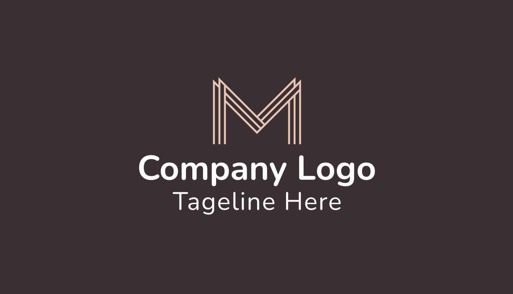 Letter M Abstract Logo vector