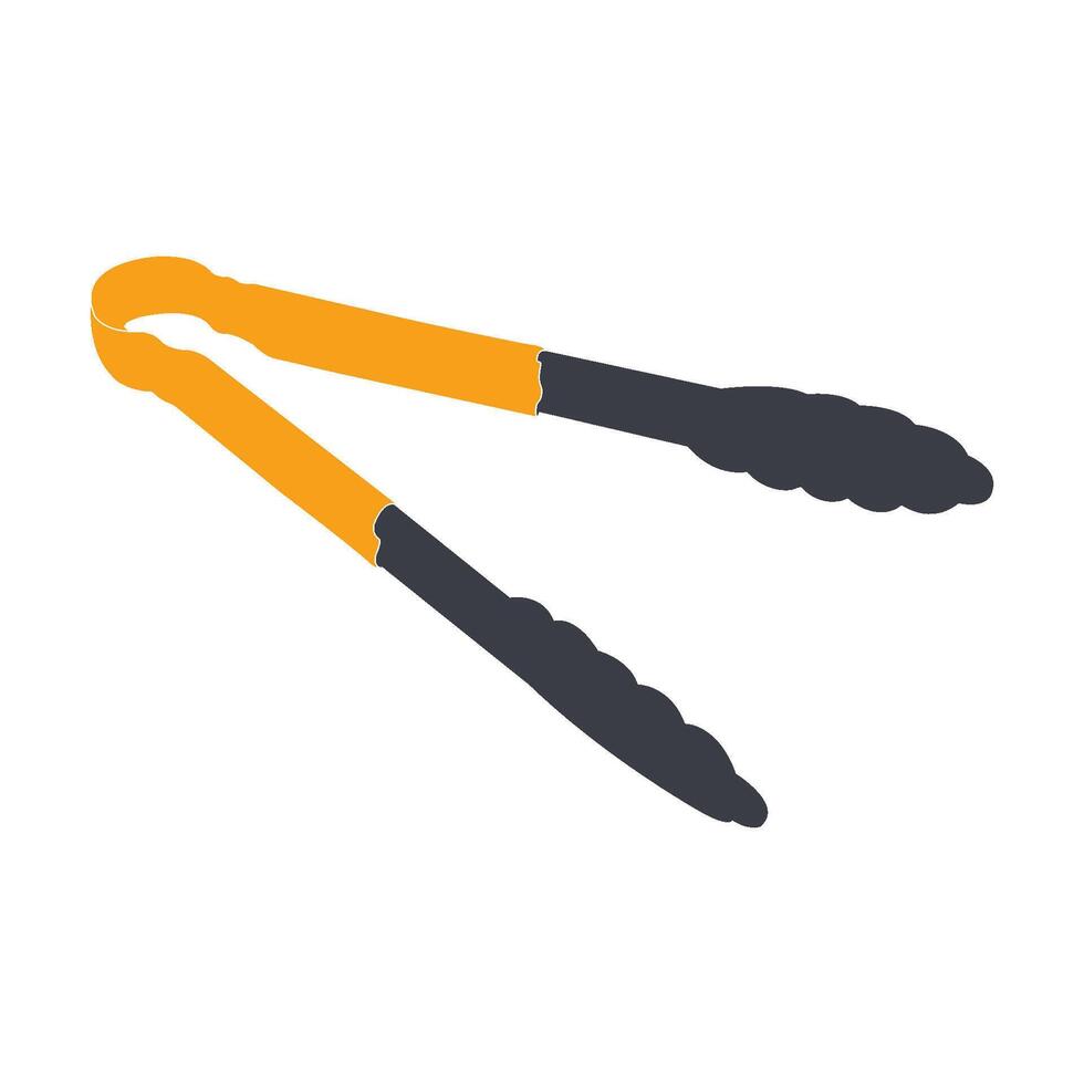 food tongs icon design vector