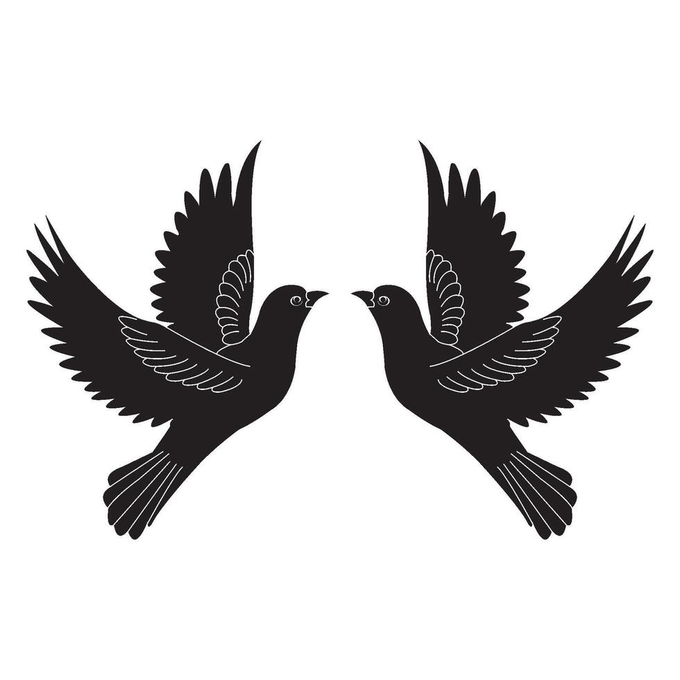 flying dove icon design vector