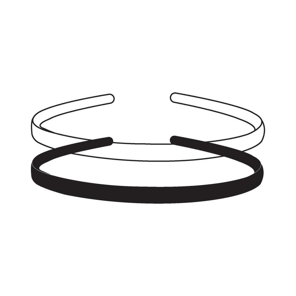 headband icon design vector