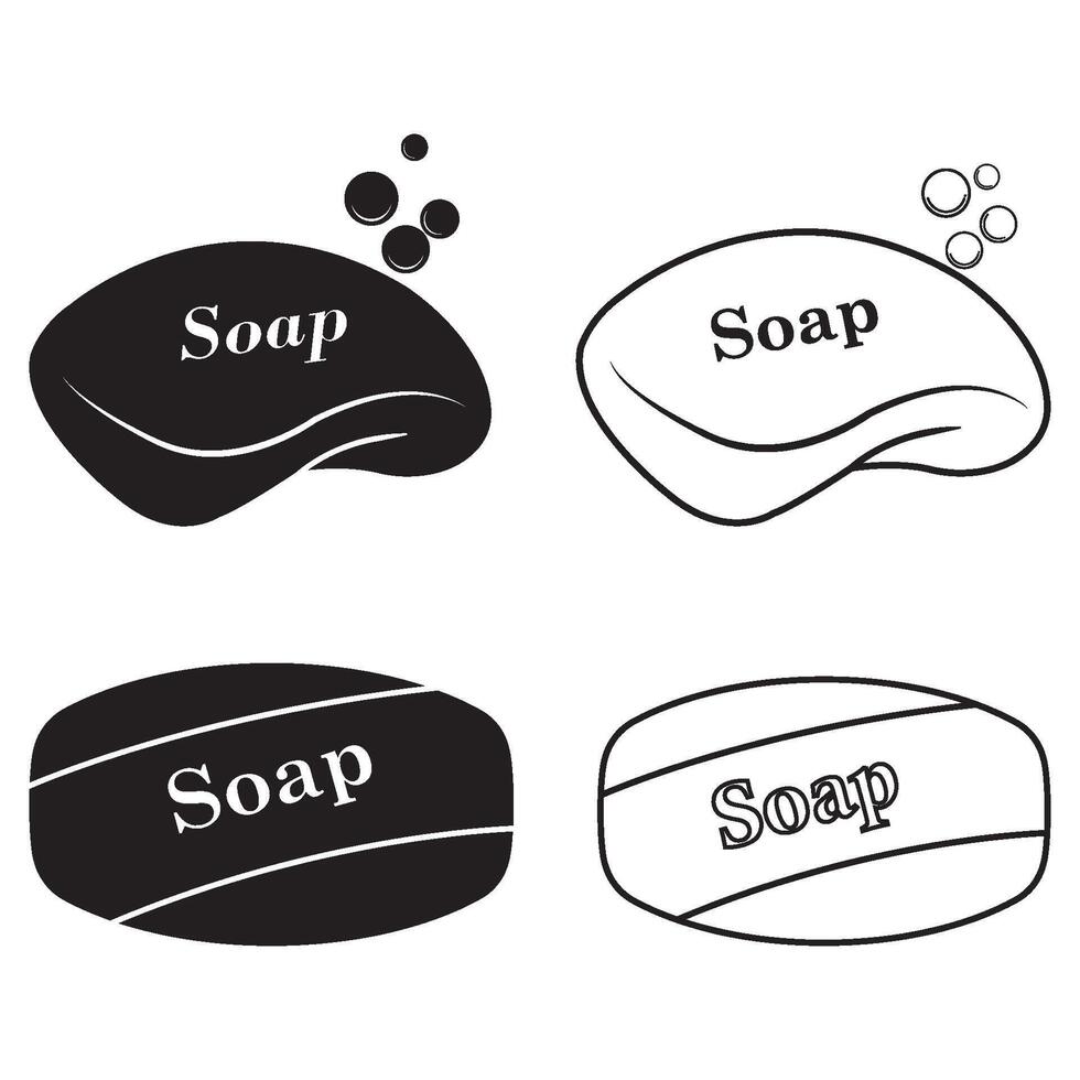 Bar soap icon vector