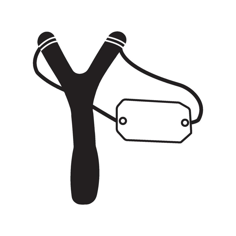 slingshot icon design vector