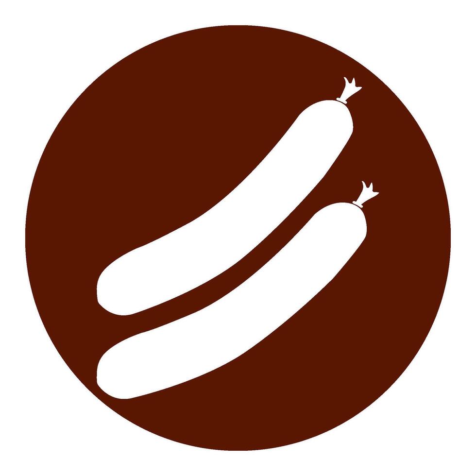 sausage icon design vector