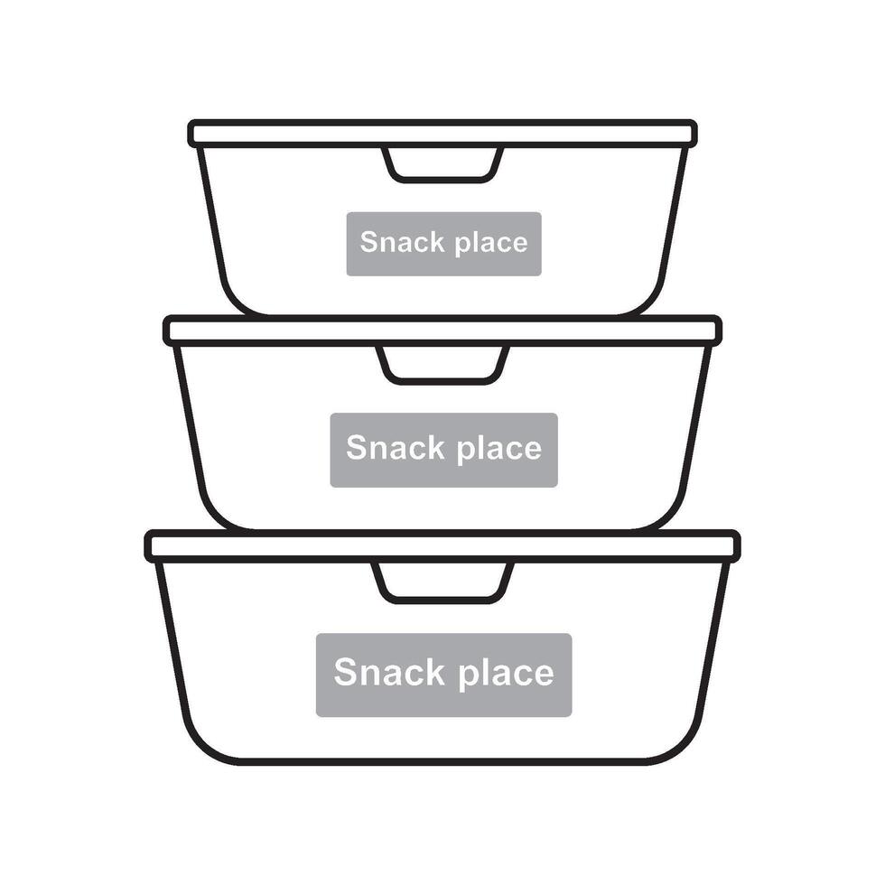 snack place icon vector