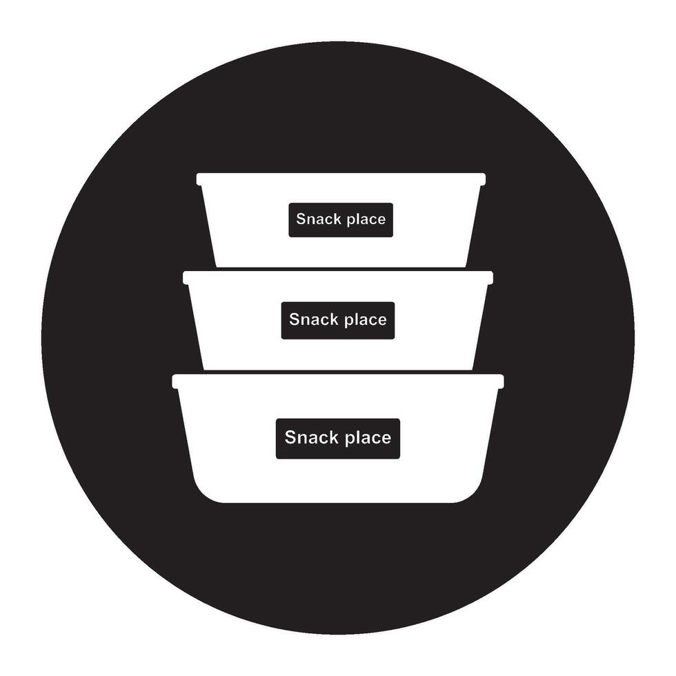 snack place icon vector
