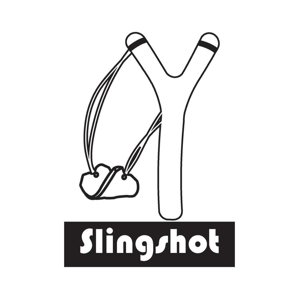 slingshot icon design vector