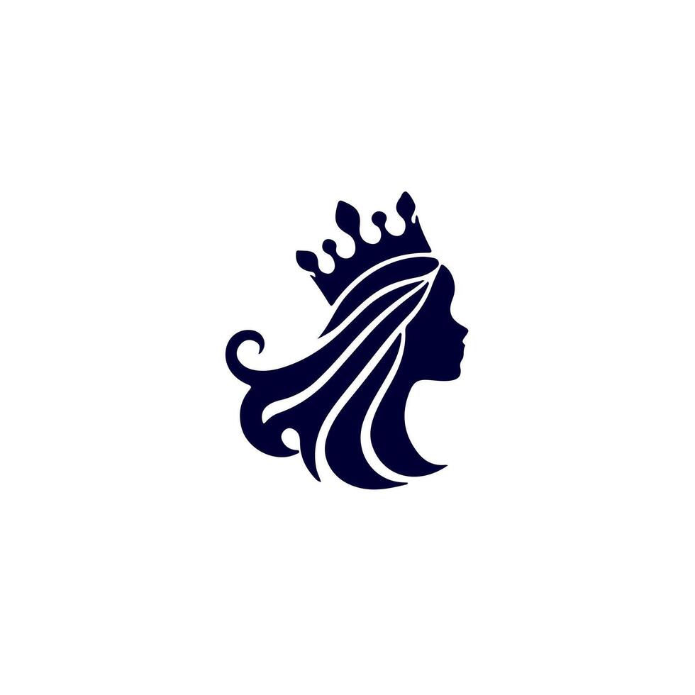 Women hairstyle icon set. vector