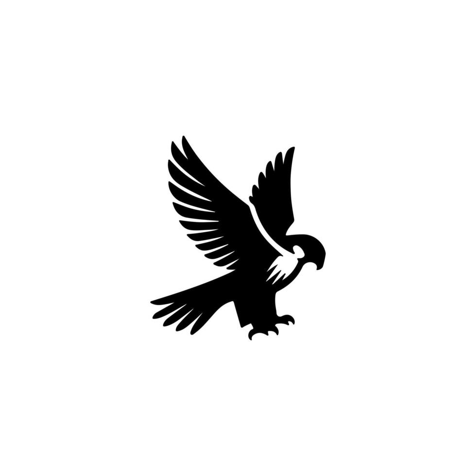 The Peregrine Falcon bird icon design. vector