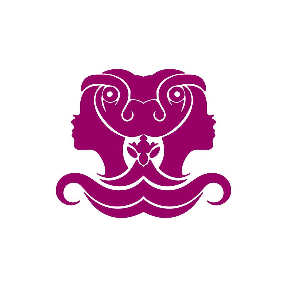 Women hairstyle icon set. vector