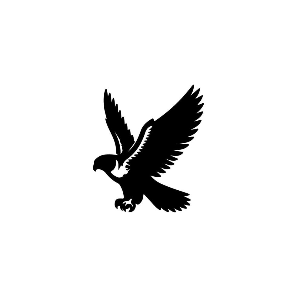 The Peregrine Falcon bird icon design. vector