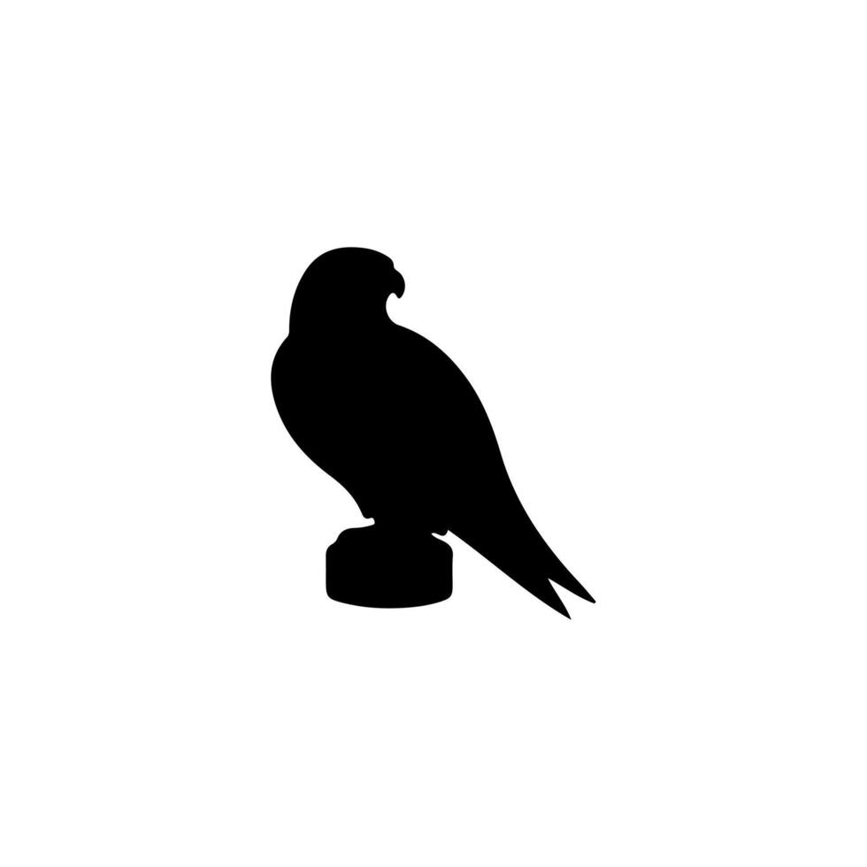 The Peregrine Falcon bird icon design. vector