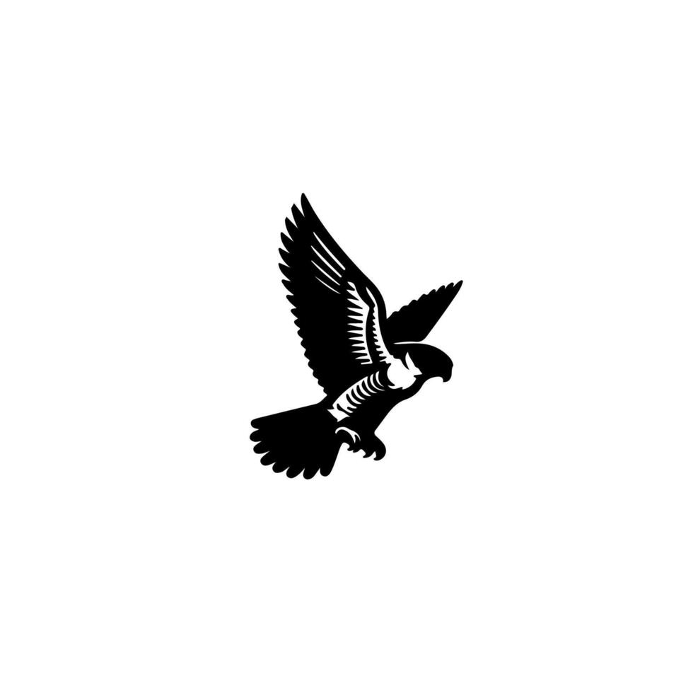 The Peregrine Falcon bird icon design. vector