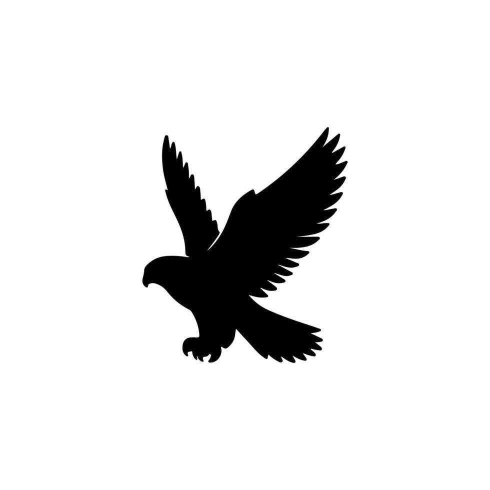 The Peregrine Falcon bird icon design. vector
