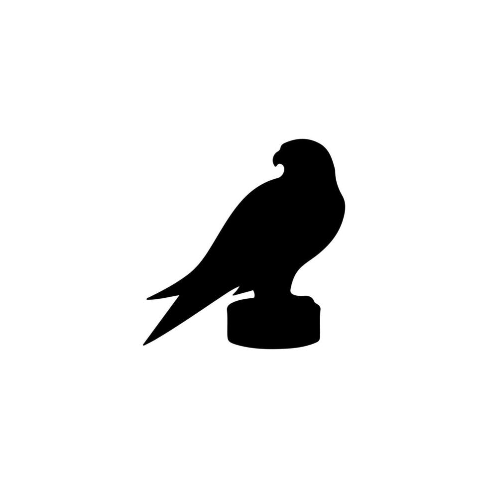 The Peregrine Falcon bird icon design. vector