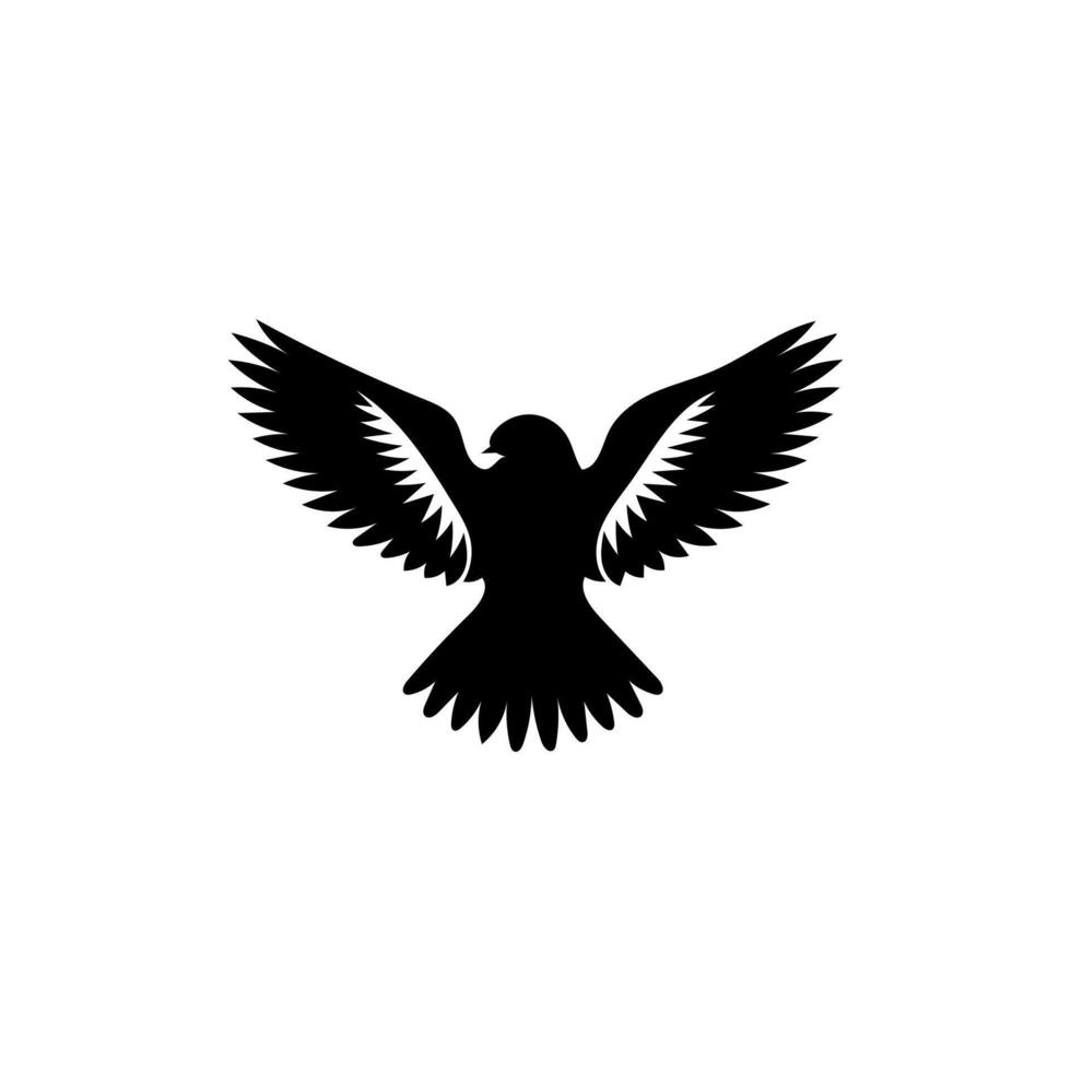 The Peregrine Falcon bird icon design. vector