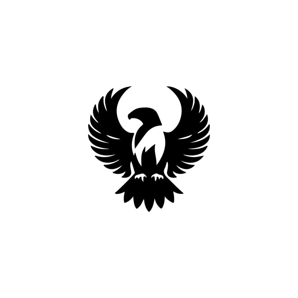 The Peregrine Falcon bird icon design. vector