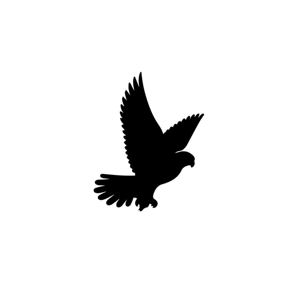 The Peregrine Falcon bird icon design. vector