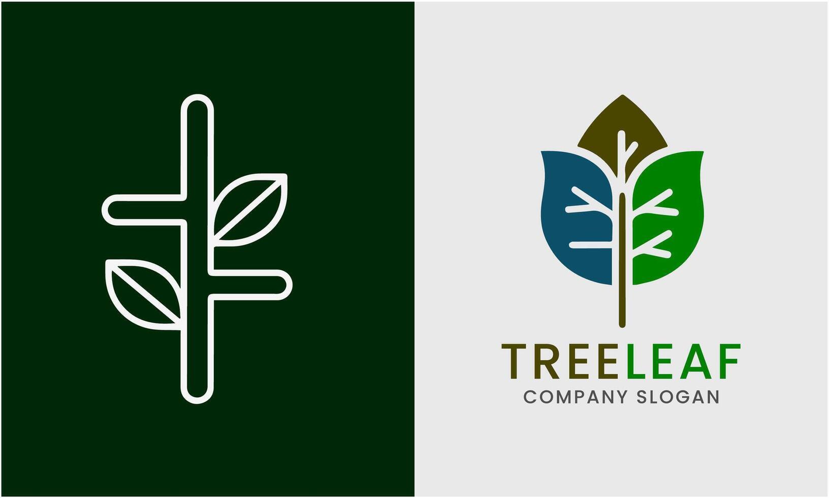 Bird leaf, tree bird, bird icon, leaf icon, minimalist logo design sample greed idea vector