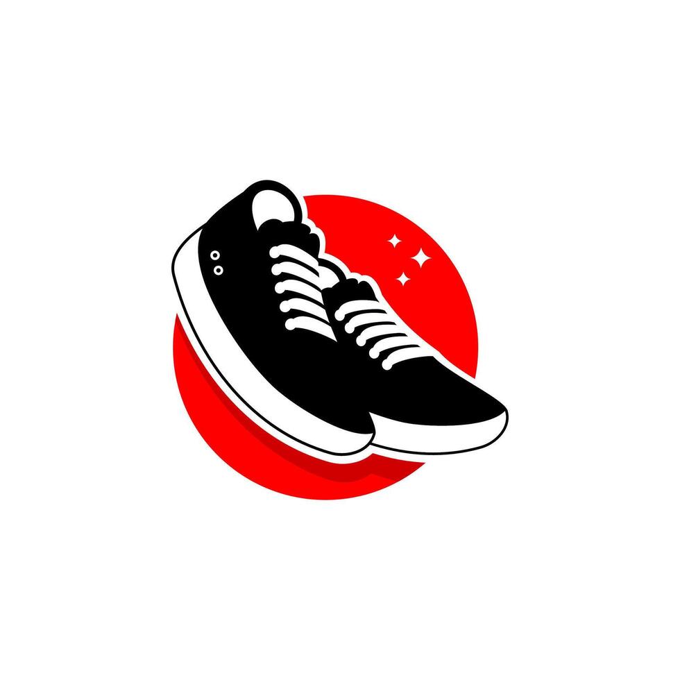 BLACK SHOES LOGO vector