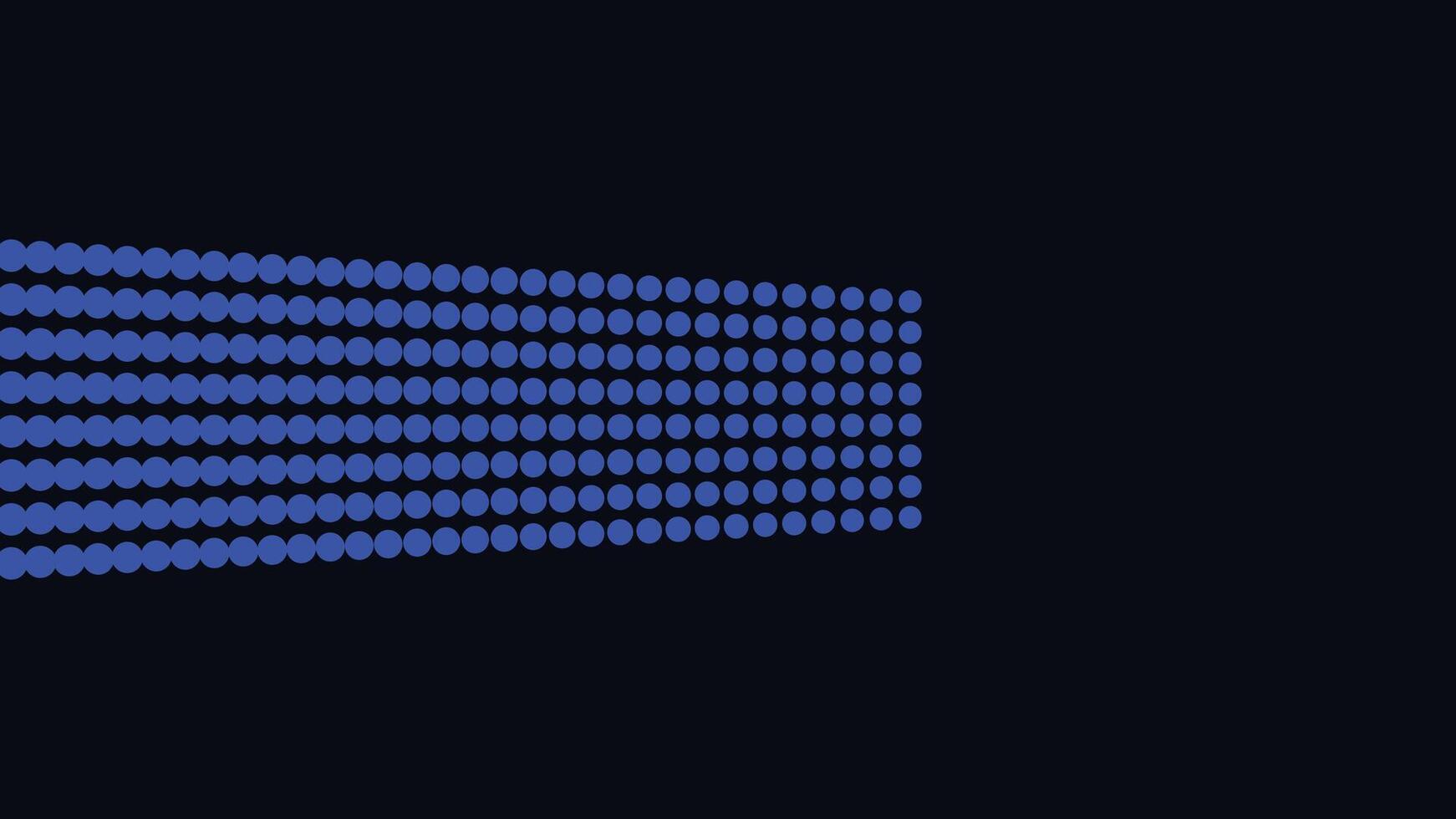 Abstract wavy line creative big data flowing background in dark blue. vector