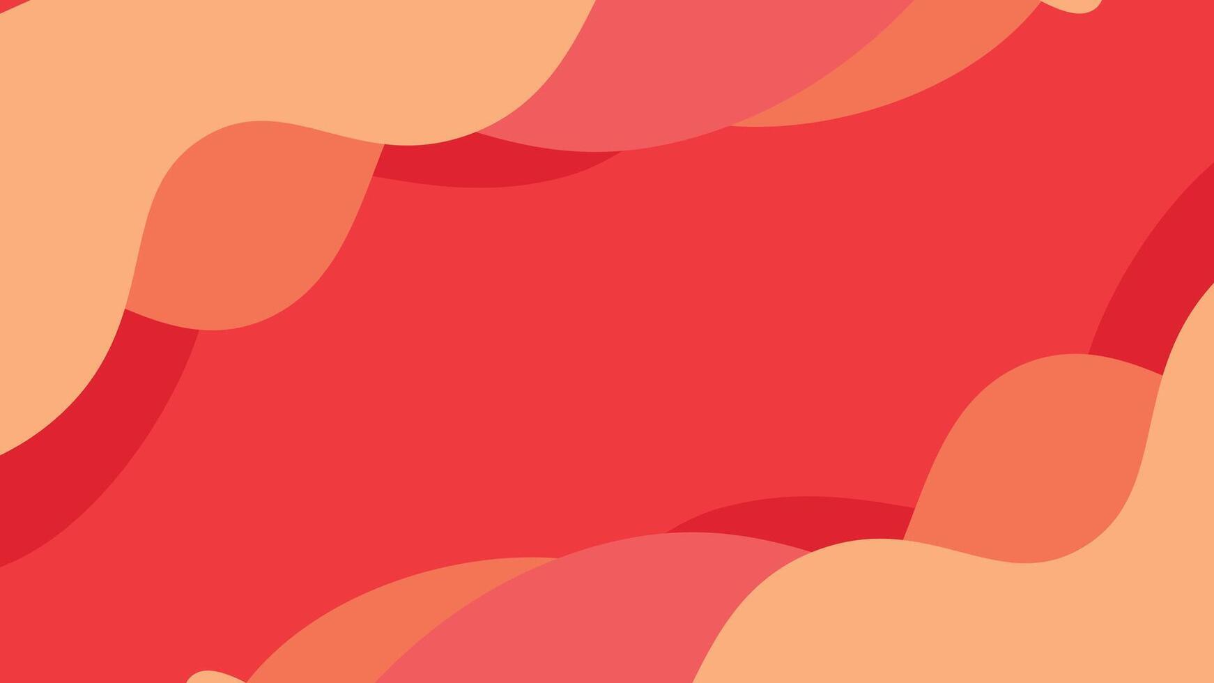 Abstract wavy line multiple layer romantic red combination background. vector