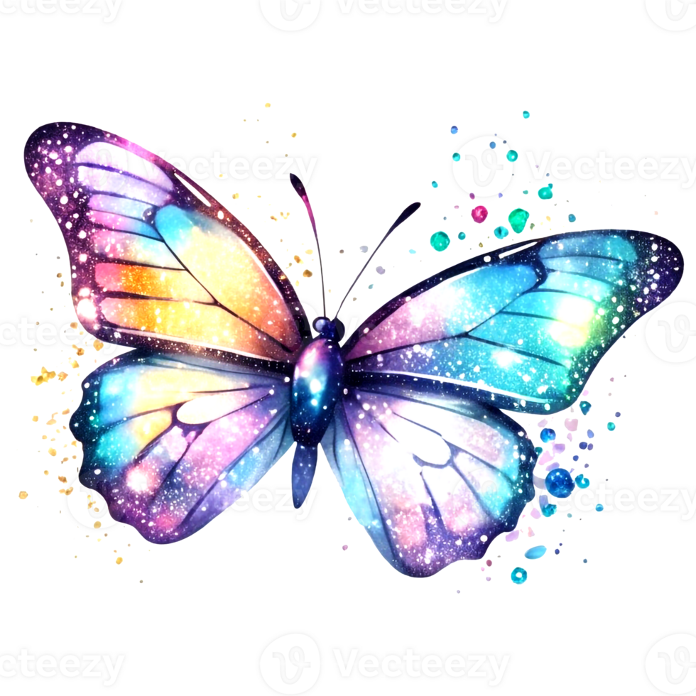 Beautiful Glitter Butterfly png