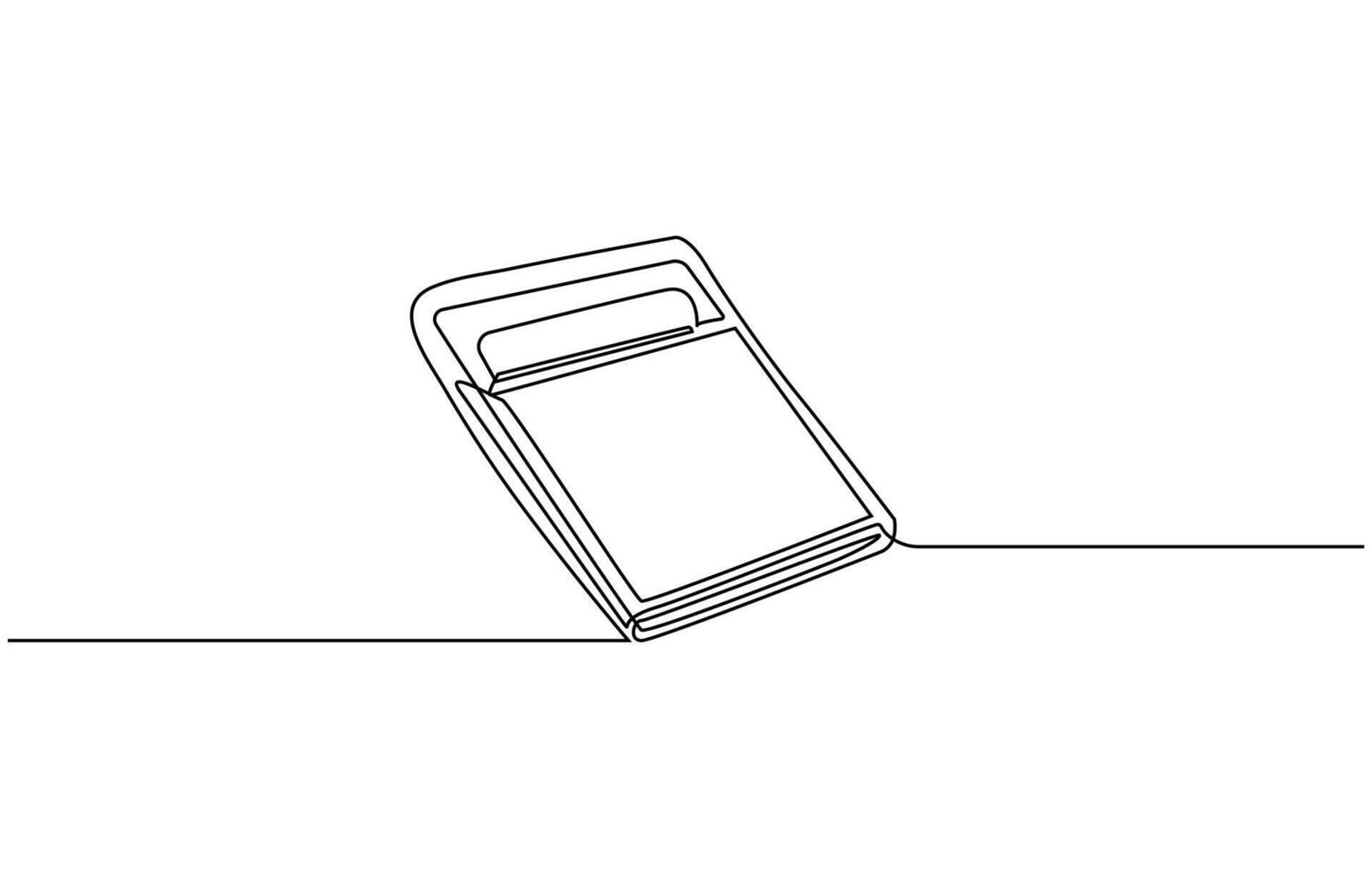 Back to school one line drawing. Calculators,Continuous line drawing of calculator. Back to school. technology education. Icon one line, single line art, illustration, Calculator, count, vector