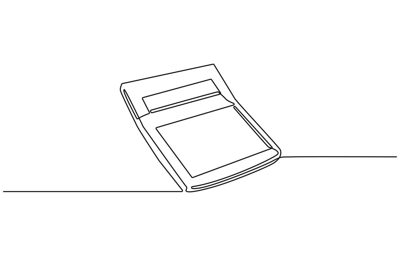 Back to school one line drawing. Calculators,Continuous line drawing of calculator. Back to school. technology education. Icon one line, single line art, illustration, Calculator, count, vector