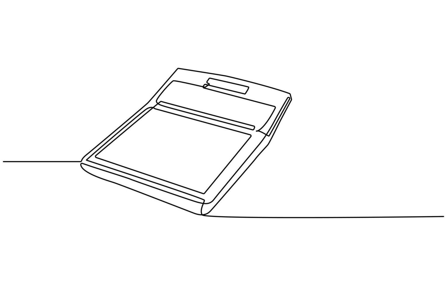 Back to school one line drawing. Calculators,Continuous line drawing of calculator. Back to school. technology education. Icon one line, single line art, illustration, Calculator, count, vector