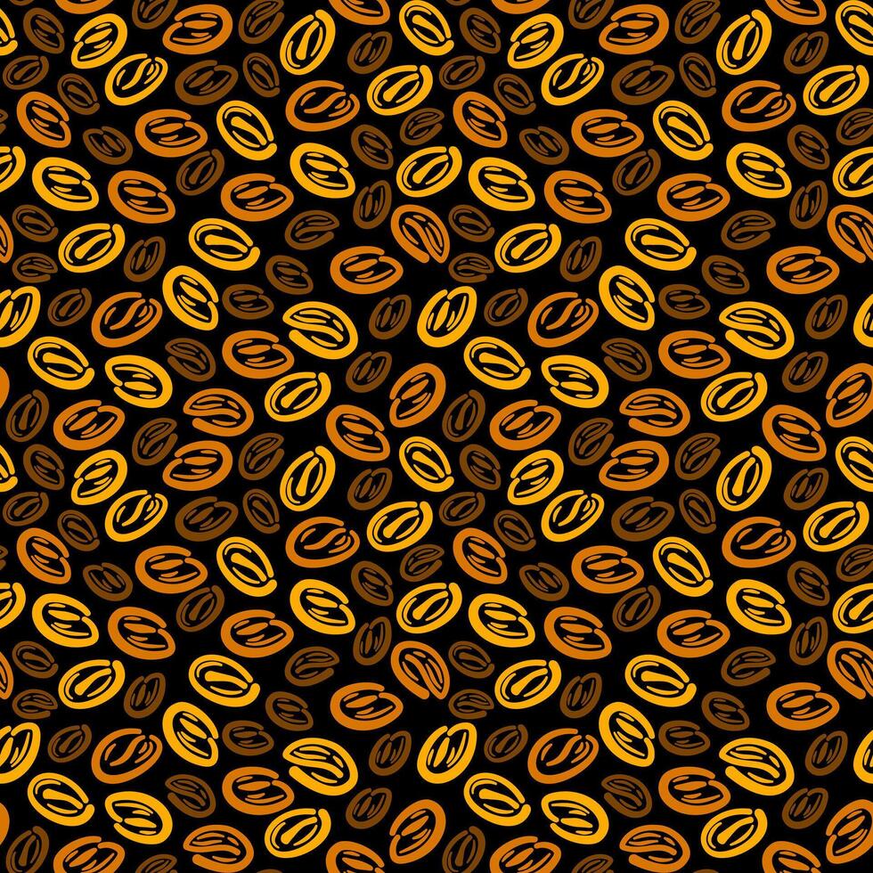 coffee bean seamless pattern. background coffee beans seamless pattern. Seamless Coffee Bean Pattern for packaging. coffee beans wallpaper. vector