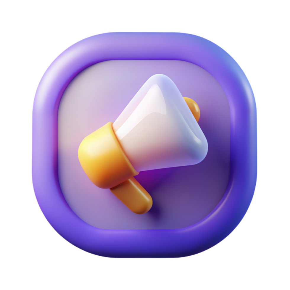 3D advertising icon 3D advertising symbol 3D advertising photo png