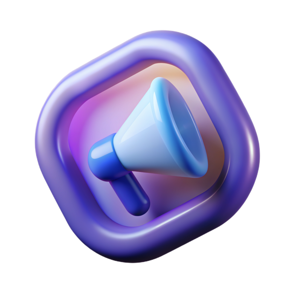 3D advertising icon 3D advertising symbol 3D advertising photo png