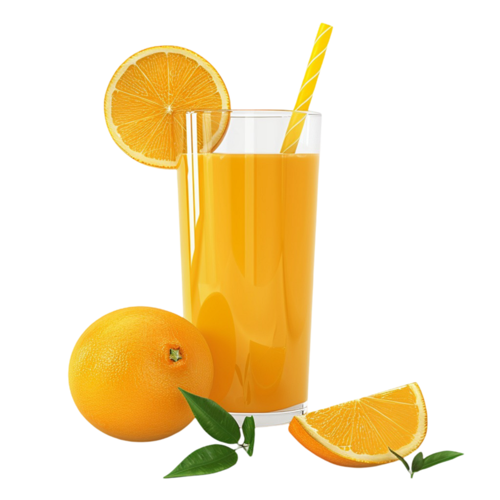 Slice of Ripe Orange with Tangerine Fruit Splash AI-Generative png