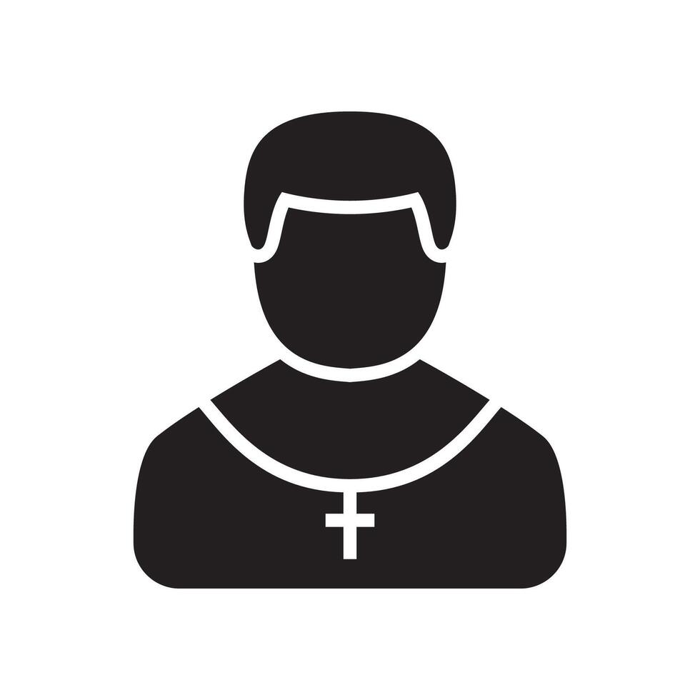 Priest Icon Illustration vector