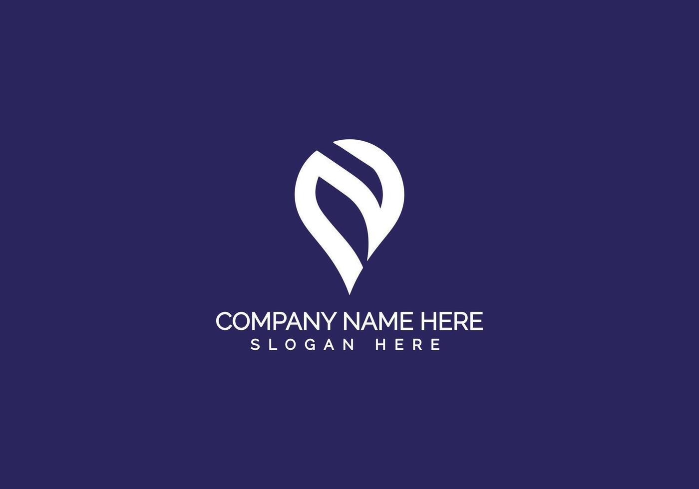 Creative Modern Minimalist Company Logo Design vector