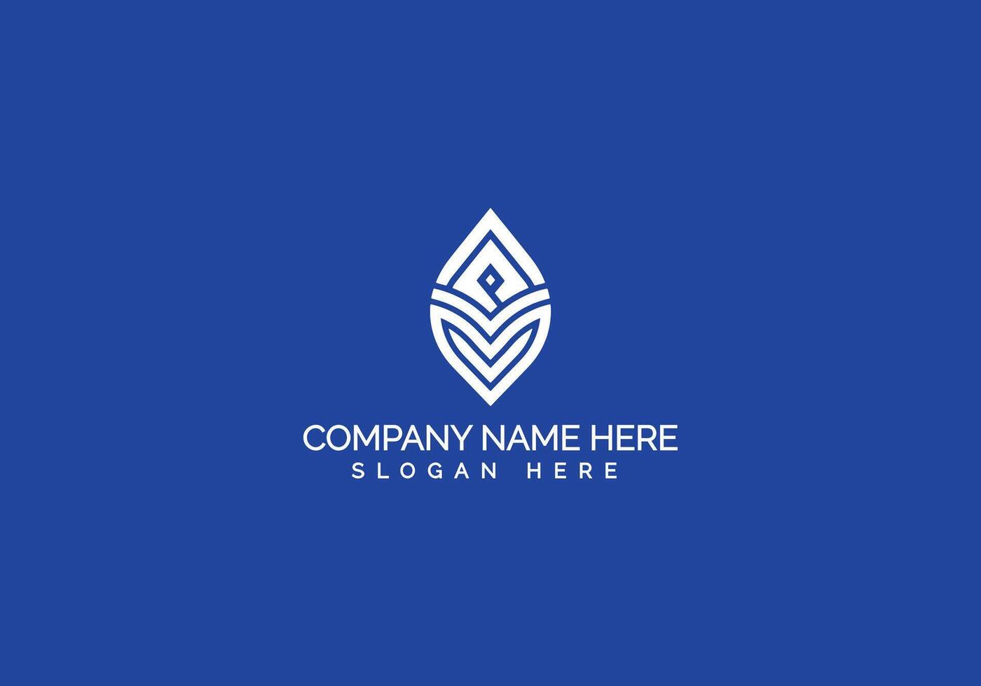 Creative Modern Minimalist Company Logo Design vector