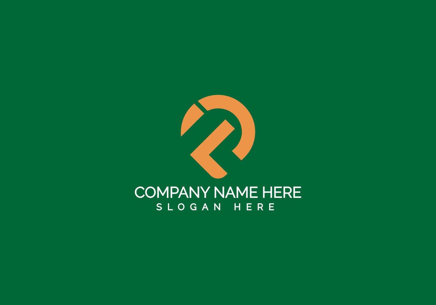 Creative Modern Minimalist Company Logo Design vector