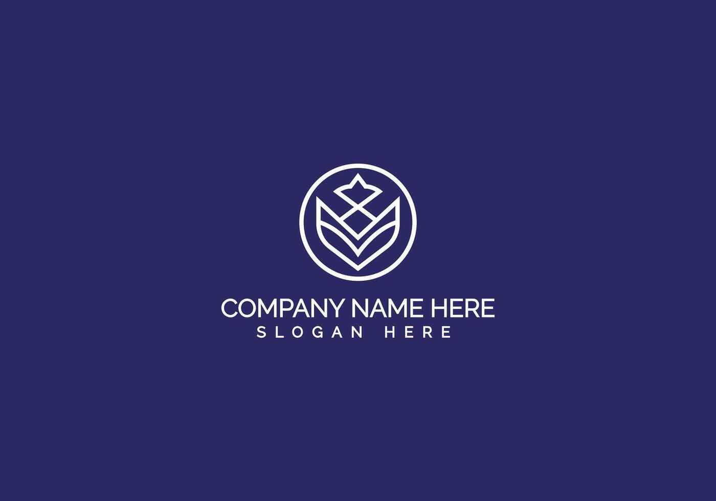 Creative Modern Minimalist Company Logo Design vector
