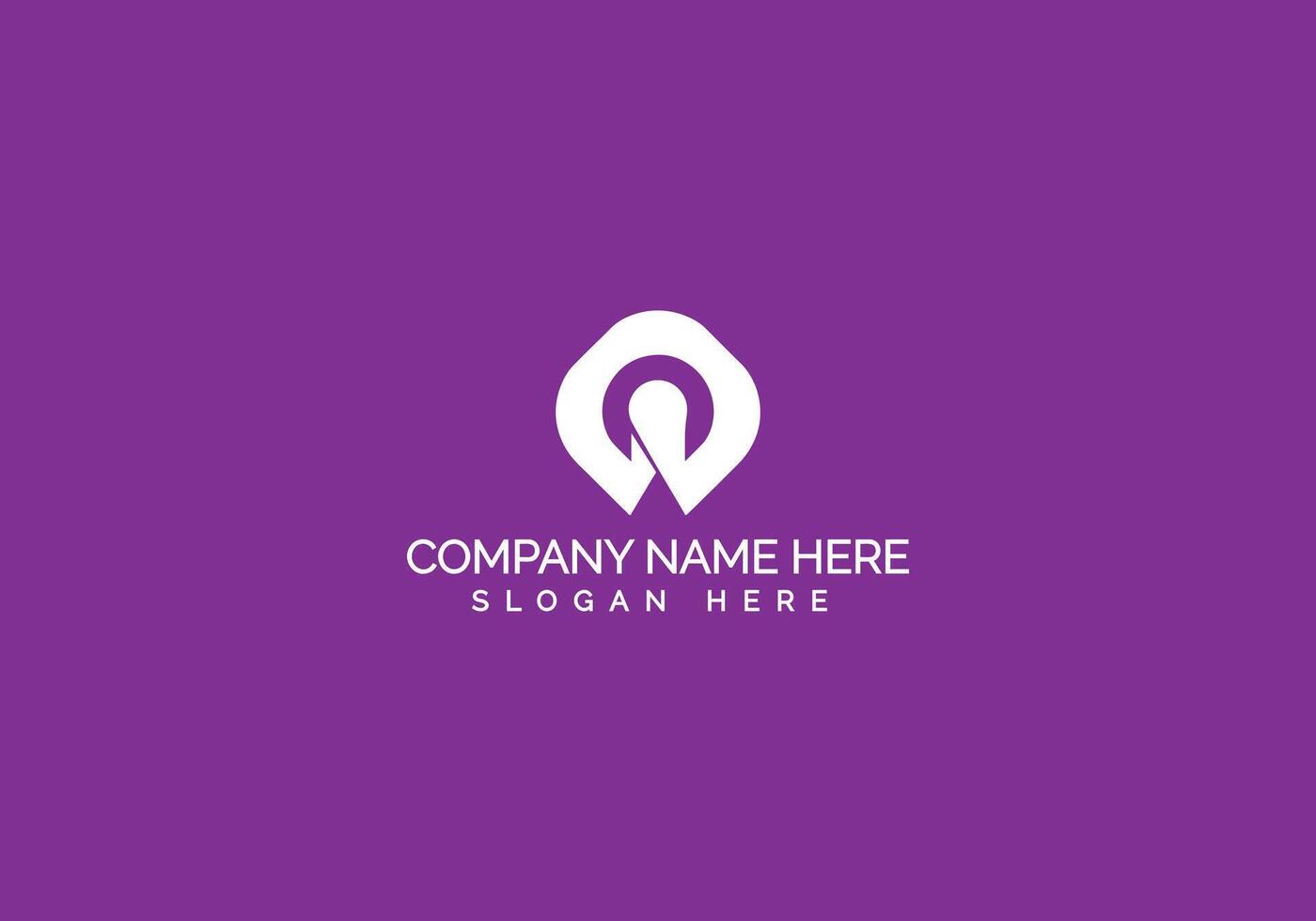 Creative Modern Minimalist Company Logo Design vector