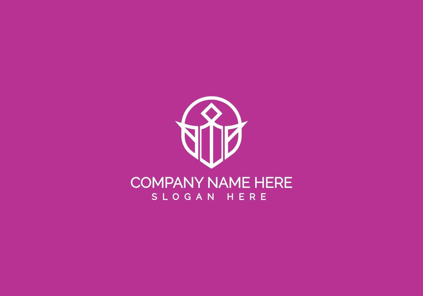 Creative Modern Minimalist Company Logo Design vector