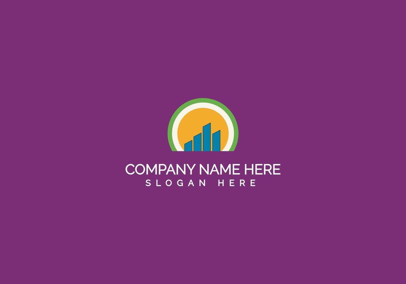 Creative Modern Minimalist Company Logo Design vector