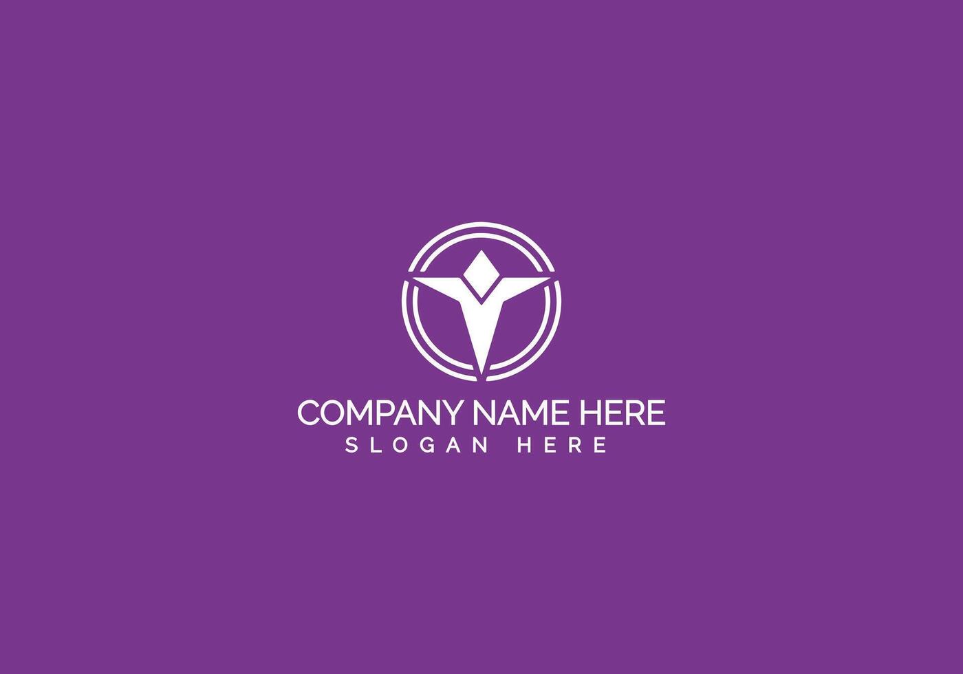 Creative Modern Minimalist Company Logo Design vector