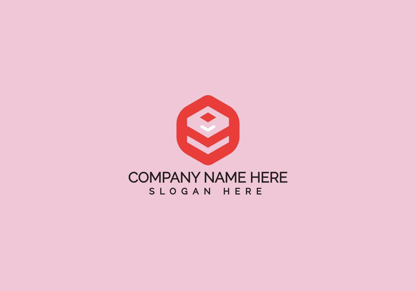 Creative Modern Minimalist Company Logo Design vector