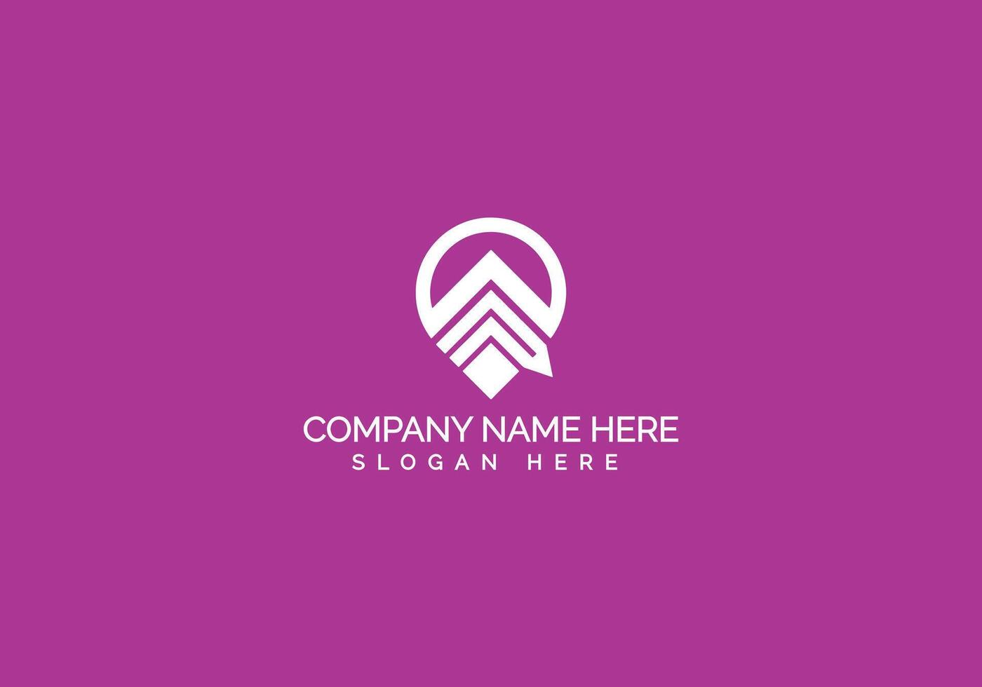 Creative Modern Minimalist Company Logo Design vector