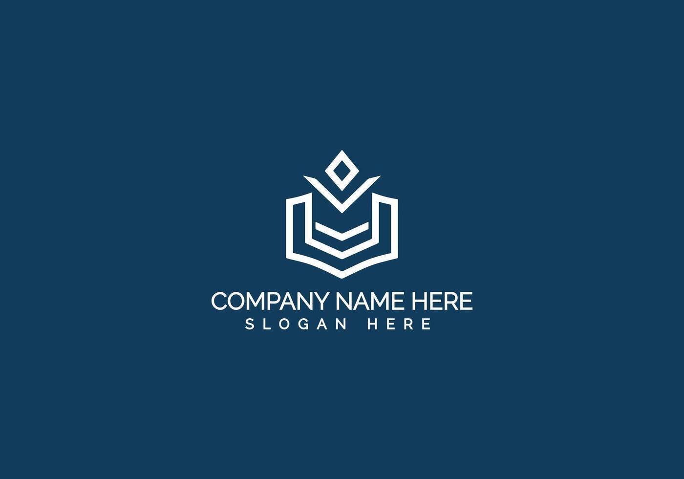 Creative Modern Minimalist Company Logo Design vector