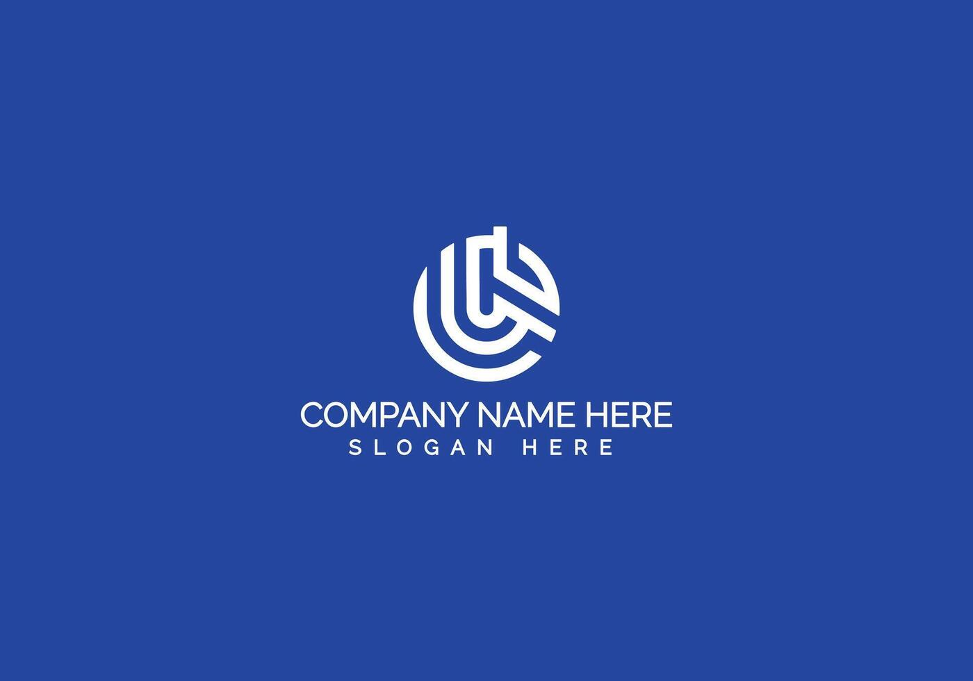 Creative Modern Minimalist Company Logo Design vector