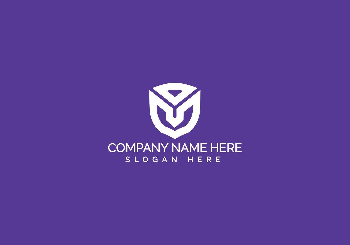 Creative Modern Minimalist Company Logo Design vector